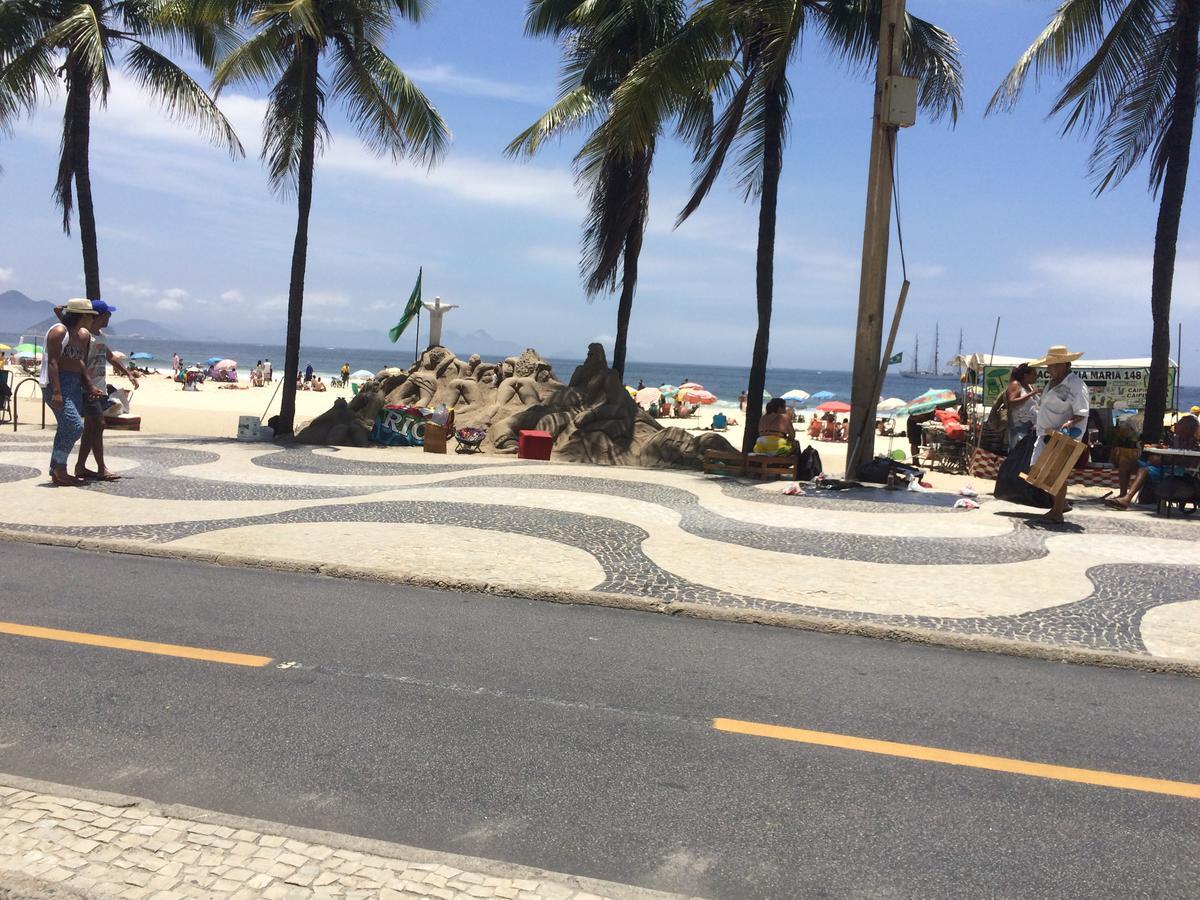 Apartamento Copacabana - Quadra Da Praia ริโอเดจาเนโร ภายนอก รูปภาพ